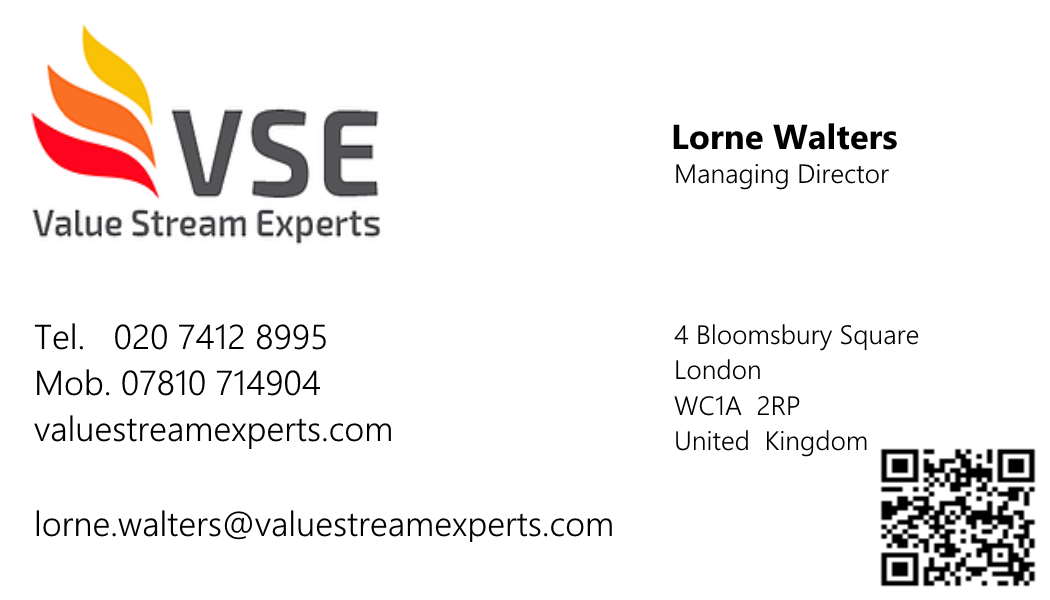 Lorne Walters - Value Stream Experts
