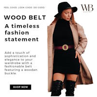 Wood Belt Sustainable Belts With Wooden Buckles