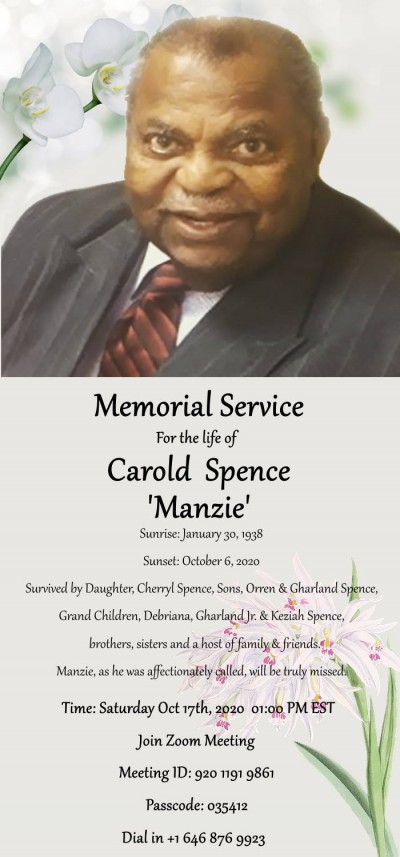 Carold Manzie Spence